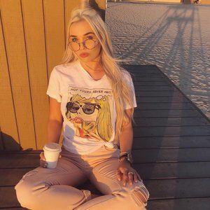 Showpo Pink Distressed Jeans